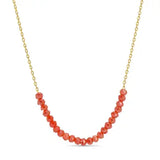 Delicate Crystal Accented Necklace