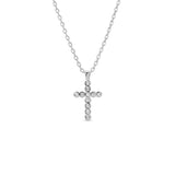 Small Simple Cross Necklace