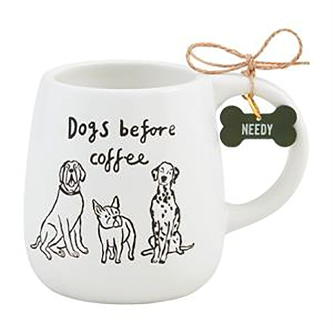 Dog Before Coffee Charm Dog Mug