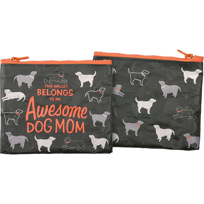 Awesome Dog Mom Zipper Wallet