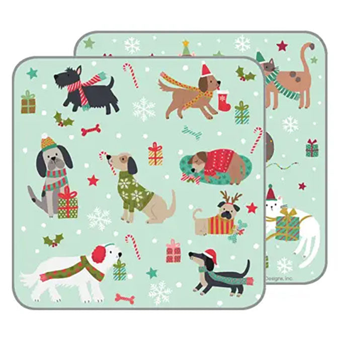 Holiday Coasters-Dogs/Cats Scarves