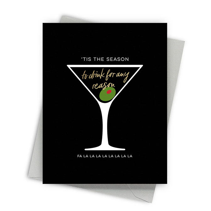 Drinking Season Holiday Card
