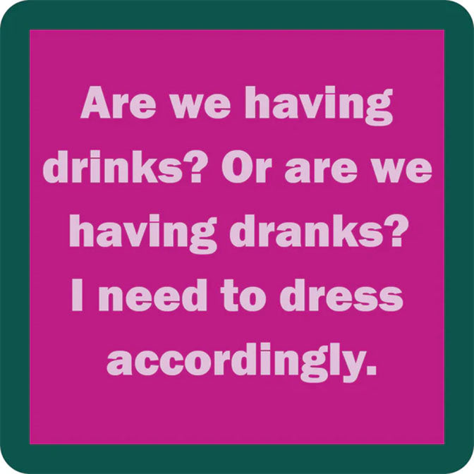 Drinks, Dranks Coaster