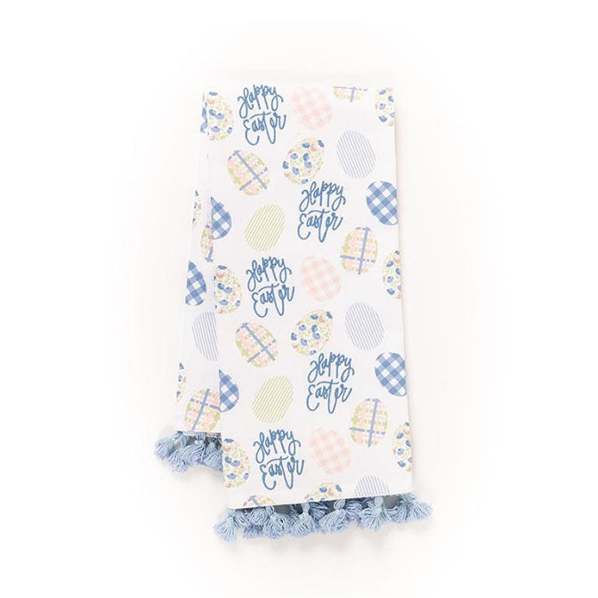 Tea Towel Easter Eggs