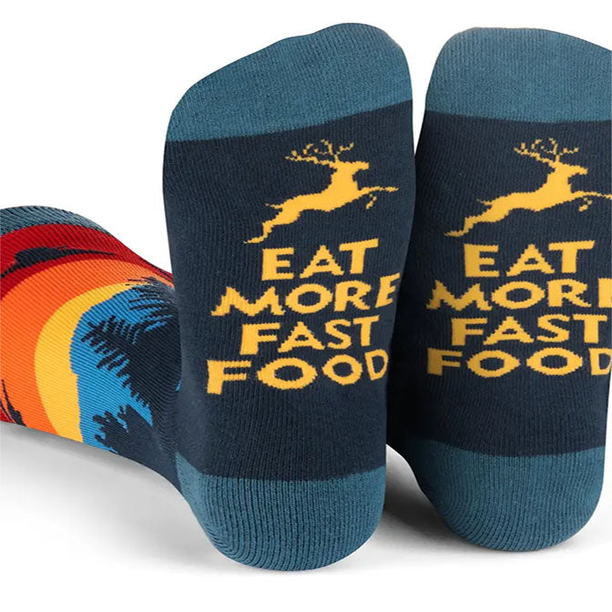 Eat More Fast Food Socks