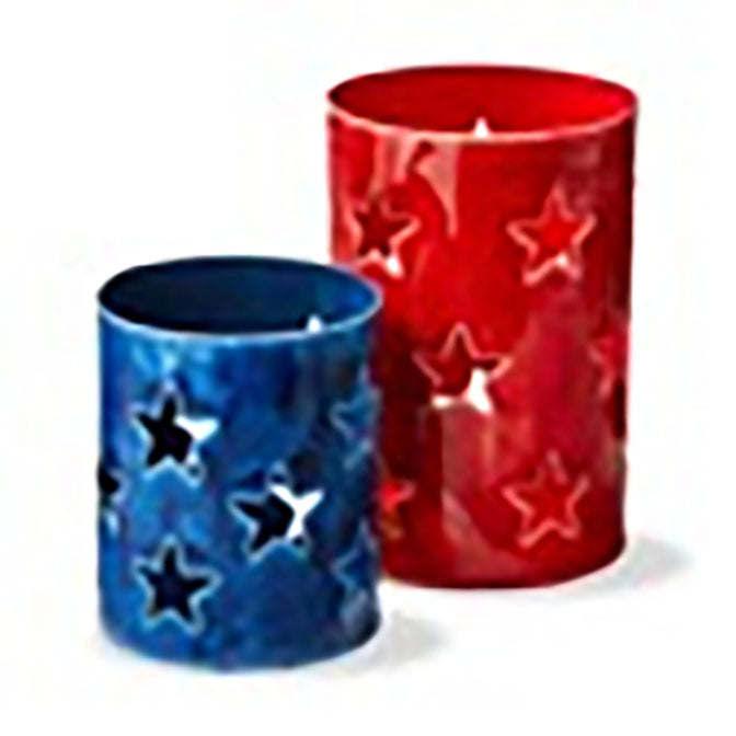 Enamel Star Pillar Holder