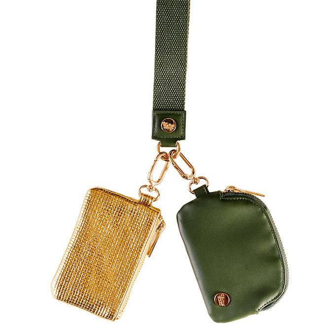 Dynamic Duo Pouch Luxe Wristlet