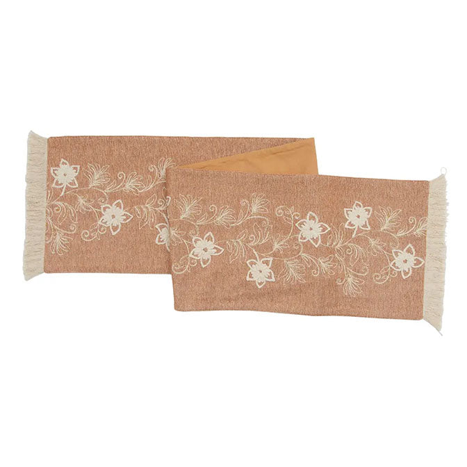 Fall Harvest Floral Table Runner