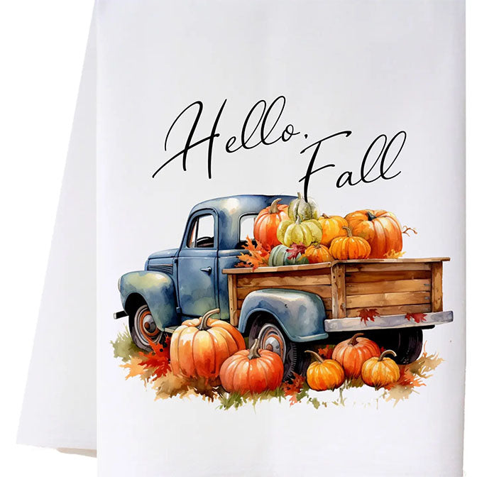 Fall Truck Wonder Towel