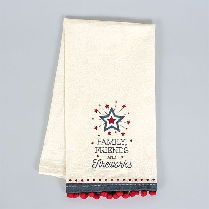 Fireworks Tea Towel