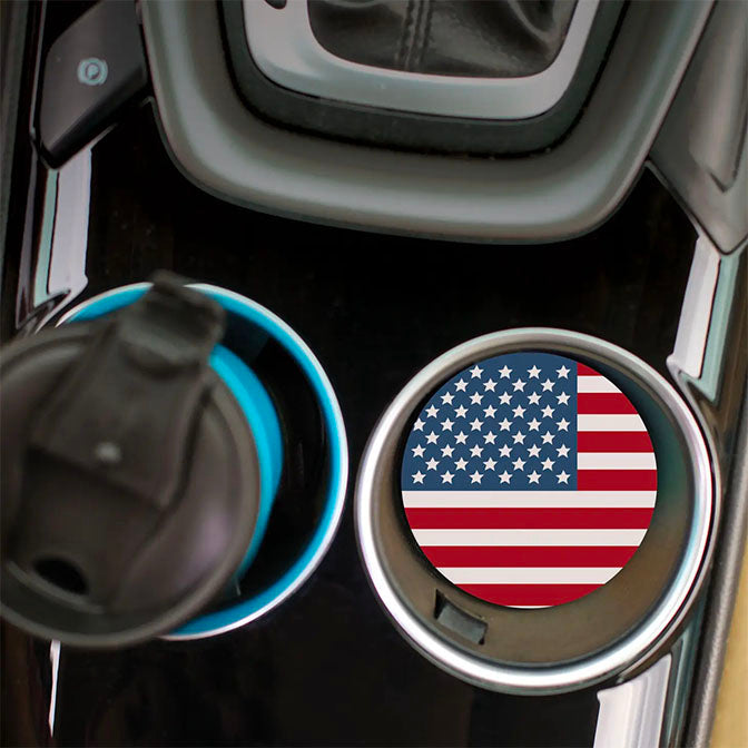 American Flag Car Coaster