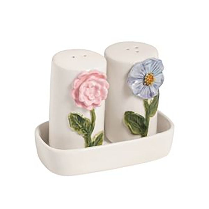 Flower Salt & Pepper Shaker Set