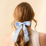 Flower Scallop Hair Bow