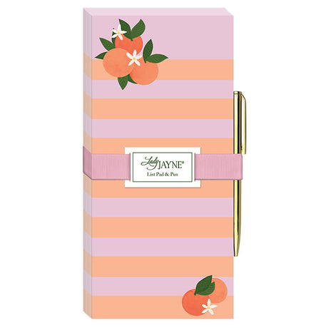 Fruit and Fleur Magnetic List Pads with Pen