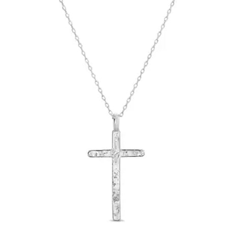 Gilded Cross Pendant Necklace