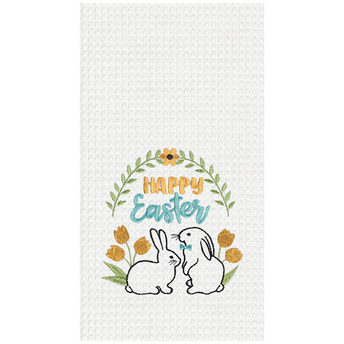 Happy Easter Bunnies Kitchen Towel