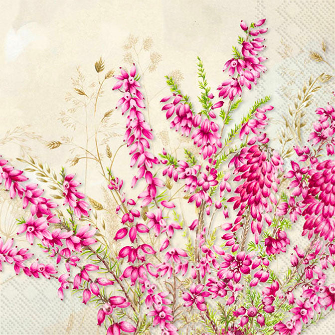 Heather Cream Cocktail Napkin