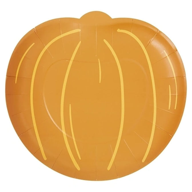 Hello Fall Pumpkin Lunch Plate