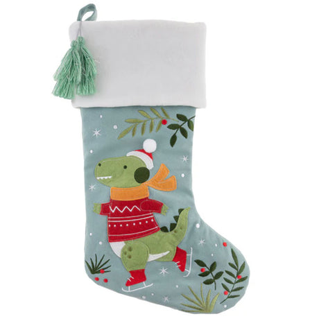 Holiday Embroidered Stocking