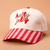 Classic Christmas Canvas Hat
