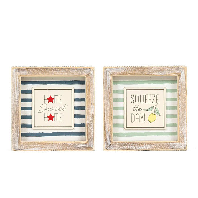 Home Sweet Home Reversible Sign