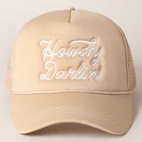 Howdy Darlin' Embroidered Mesh Trucker Hat