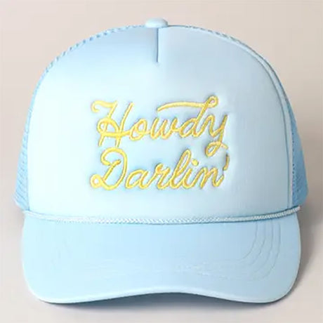 Howdy Darlin' Embroidered Mesh Trucker Hat