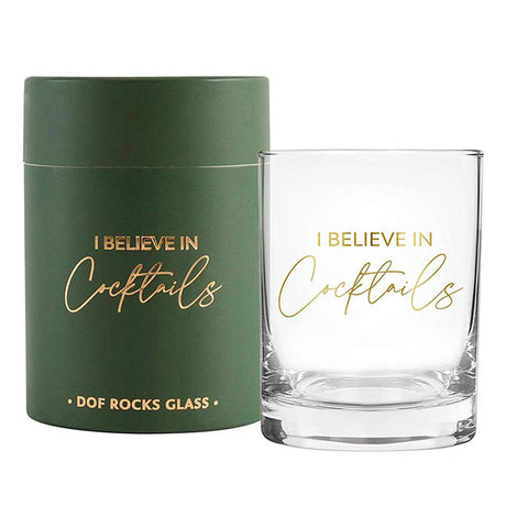 DOF Rocks Glass