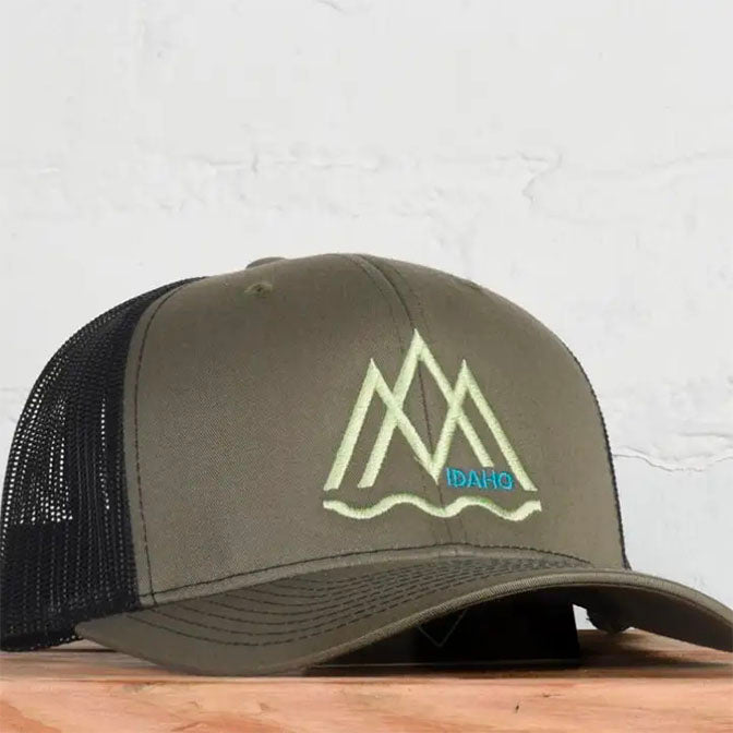 Idaho Mts & River Snapback Hat