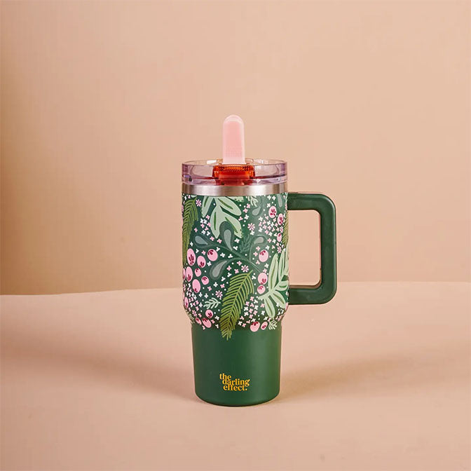 20 oz Lifestyle Flip Straw Tumbler-Jolly Sprig