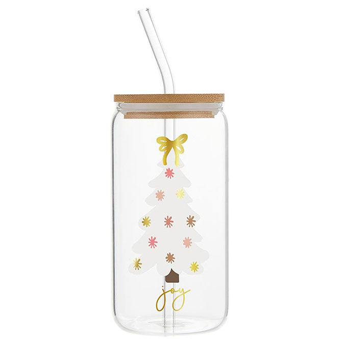 16oz Glass Tumbler - Joy Tree