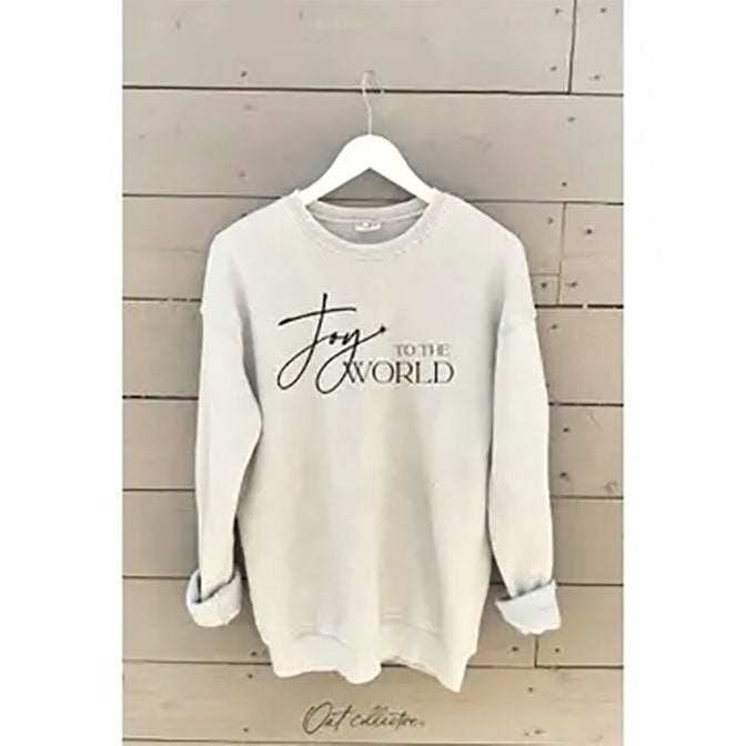 Joy to the World Script Sweatshirt