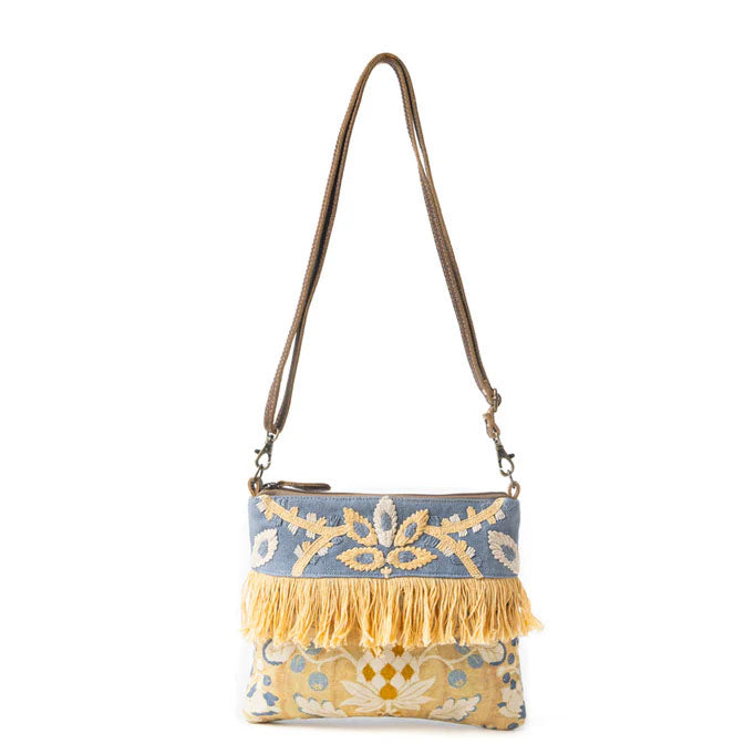 L'Monique Embroidered Crossbody Bag