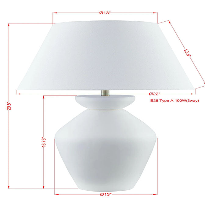 Forty West Designs Lauren Table Lamp