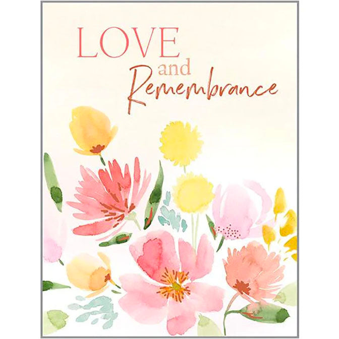 Love and Remembrance Sympathy Card