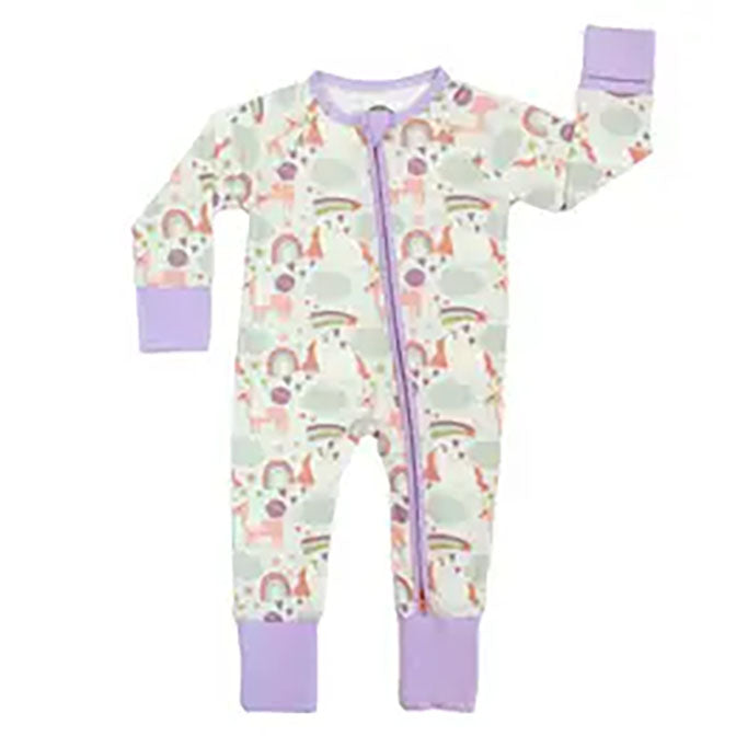 Magical Unicorn Bamboo Convertible Baby Pajama