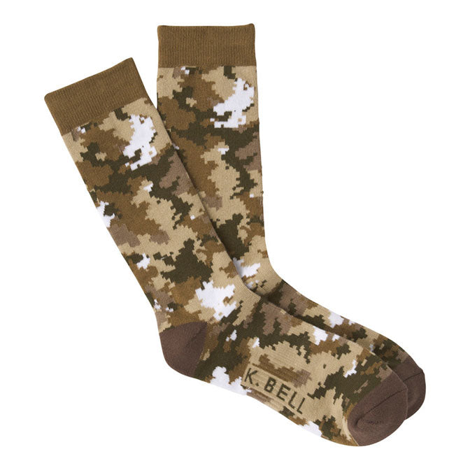 Mens Digital Camo Sock-Olive