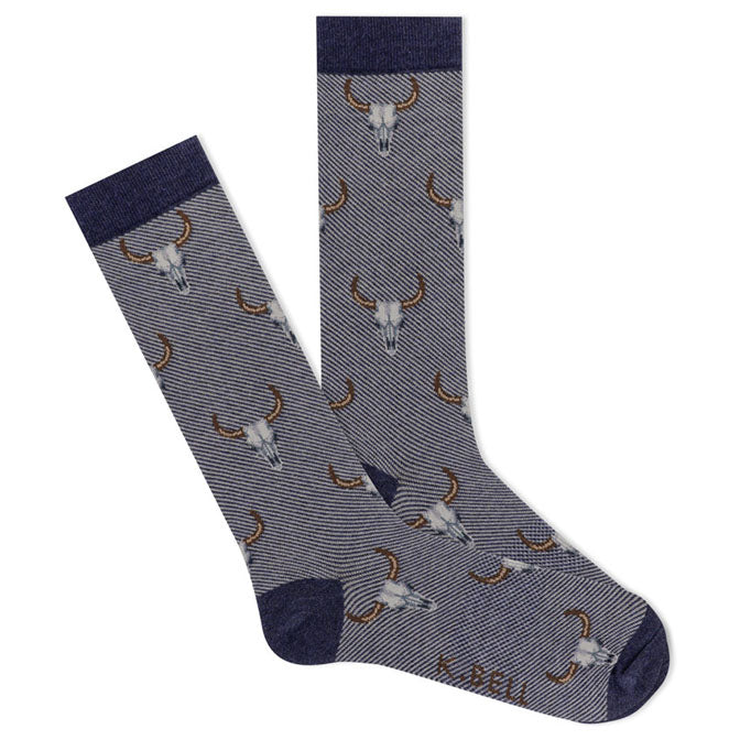 Mens Skulls Sock
