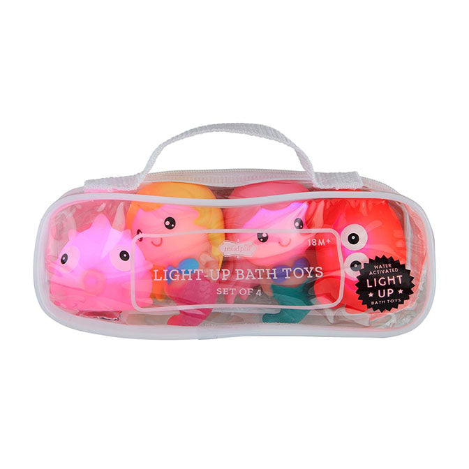Mermaid Light-Up Bath Toy Set