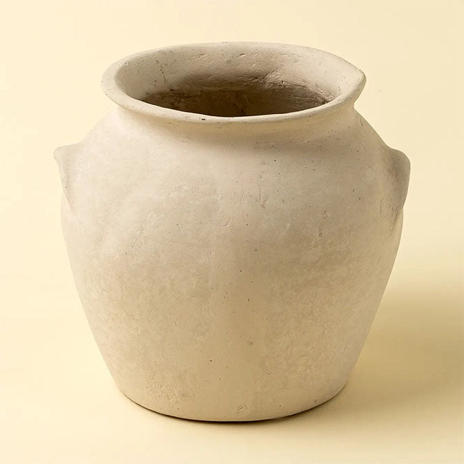 Milos Paper Mache Urn L