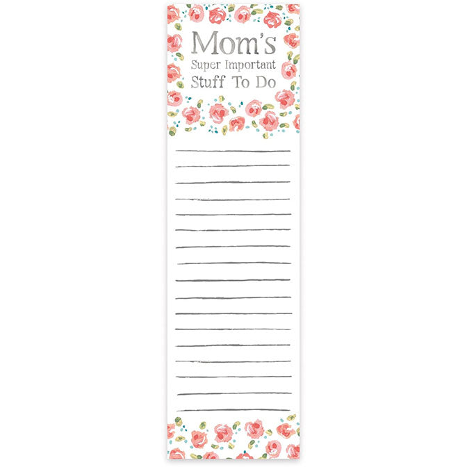 Mom's Stuff To Do List Pad