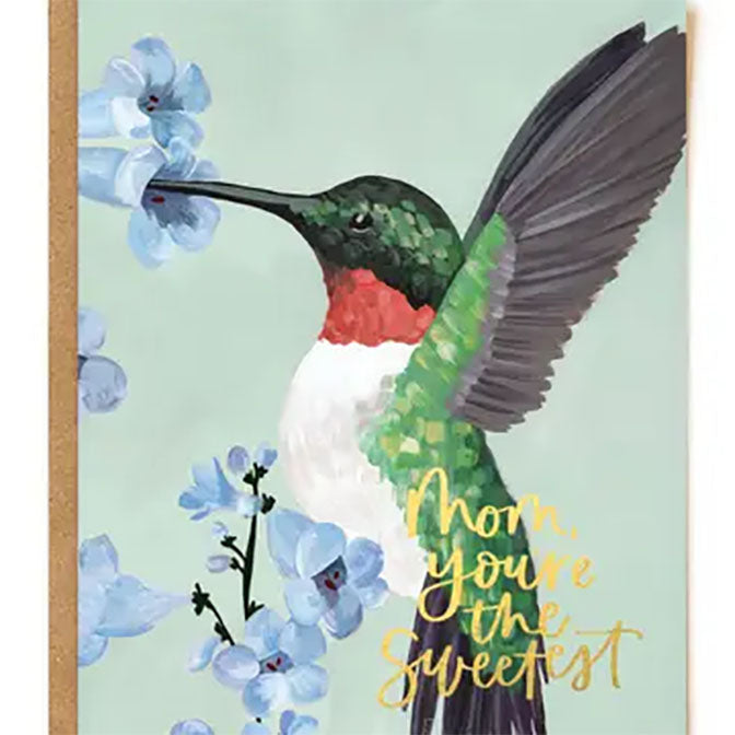 Mother's Day Hummingbird Greeting Card