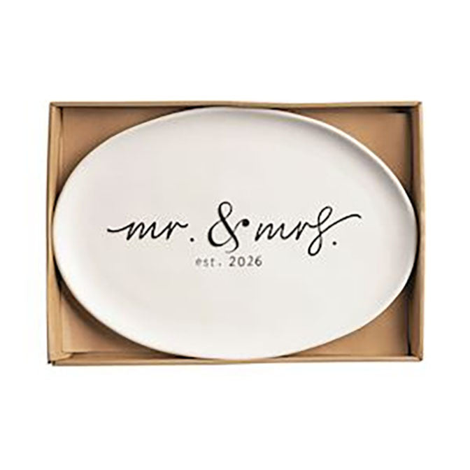 Mr & Mrs Est 2026 Platter