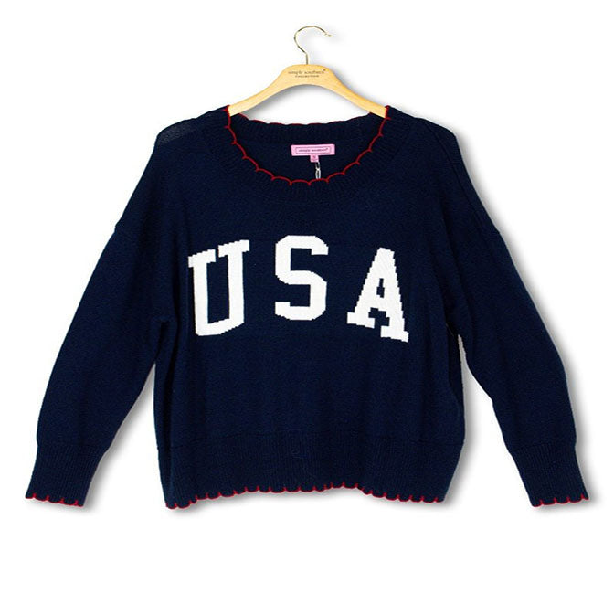 Sweet Navy USA Sweater