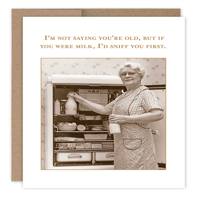 Not Saying Birthday Card