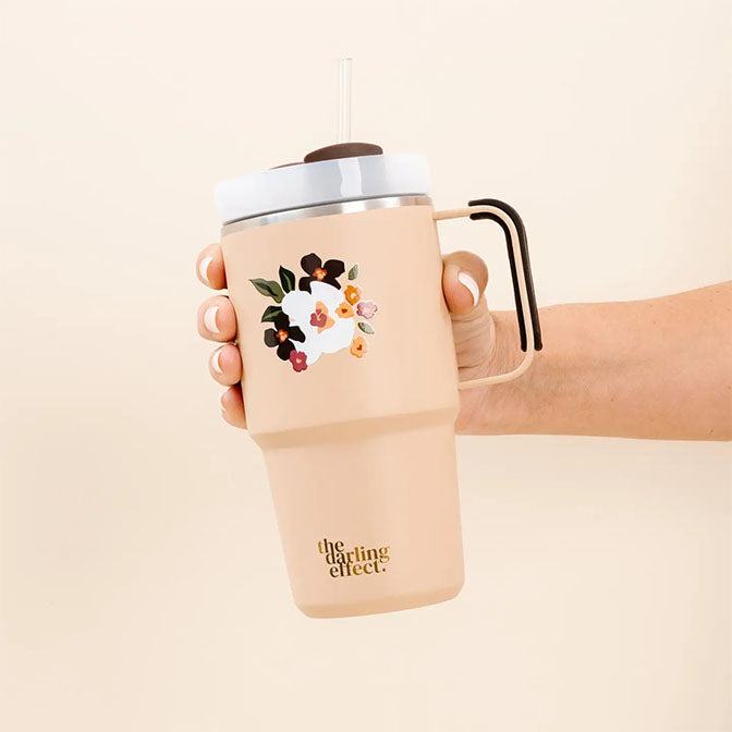 Insulated Mug Buds & Blooms Blush