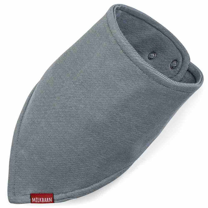 Organic Kerchief Bib Denim