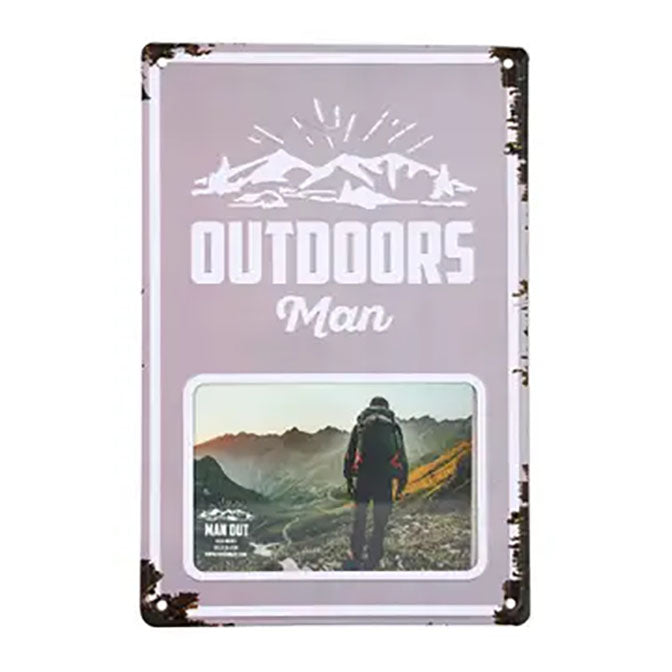 Outdoors Man Tin Frame-8"x11.75" (Copy)