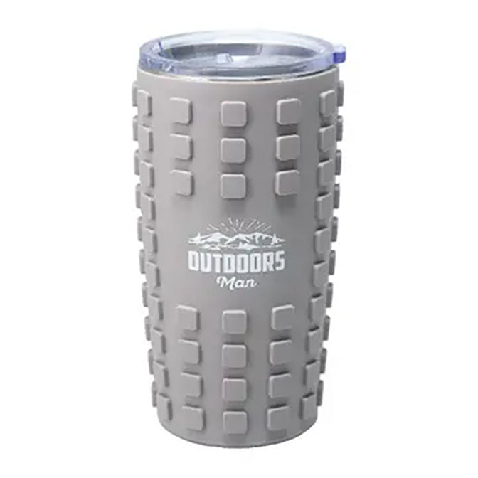 Outdoors Man - 20 oz Travel Tumbler with 3D Silicone Wrap (Copy)