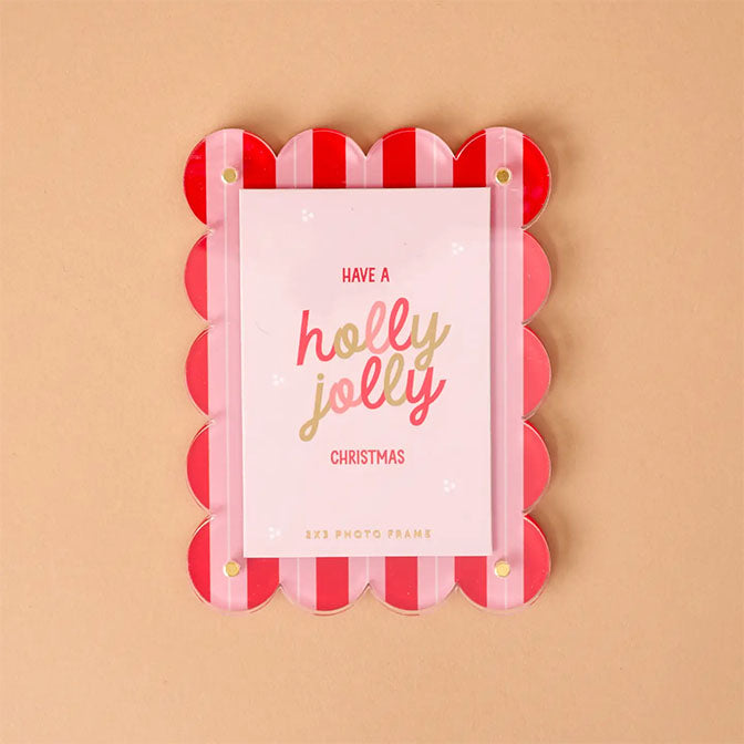 Mini Christmas Acrylic Picture Frame Magnet